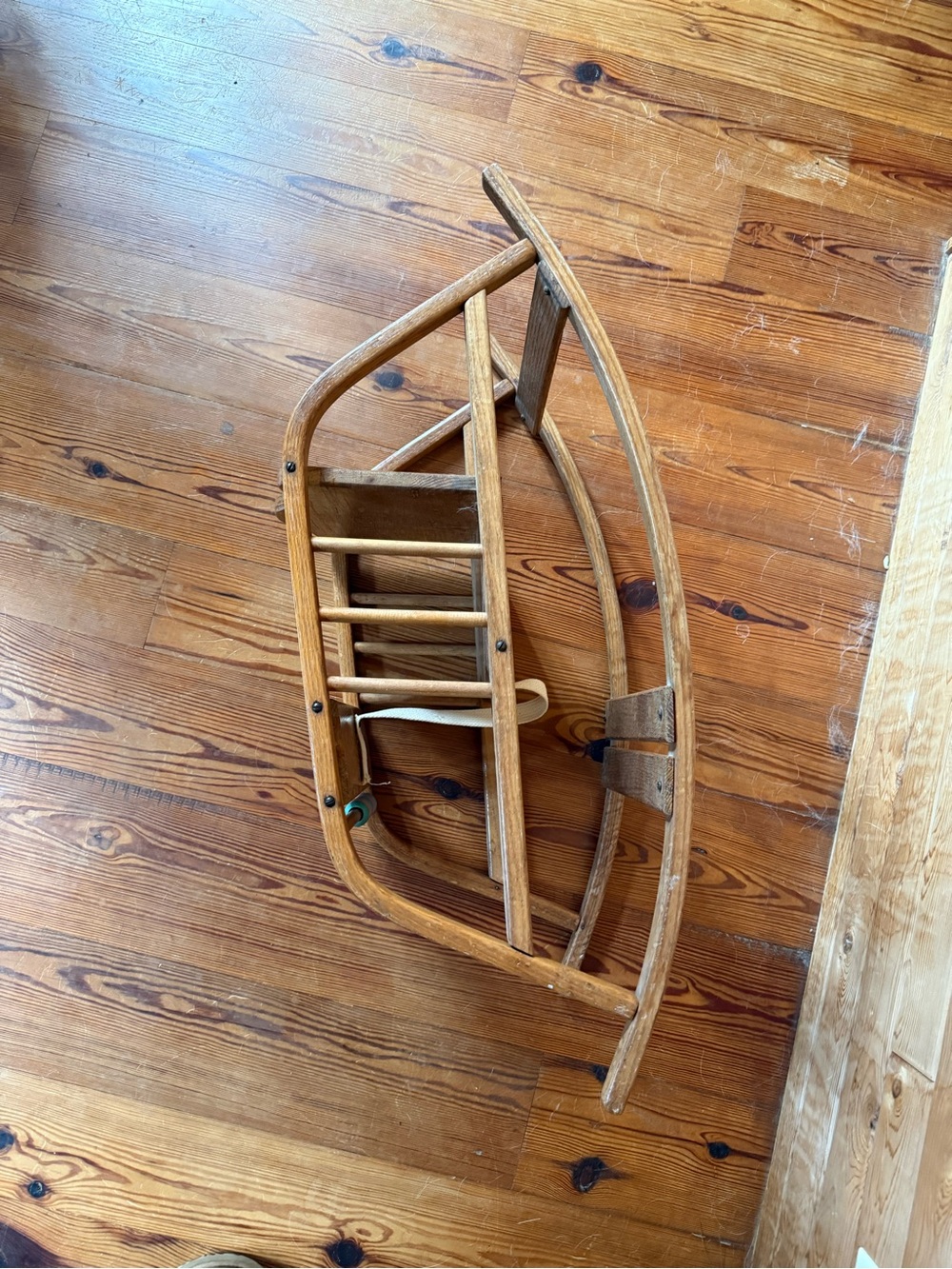 MCM Solid Wood Rocking Chair - Picture 3 of 3